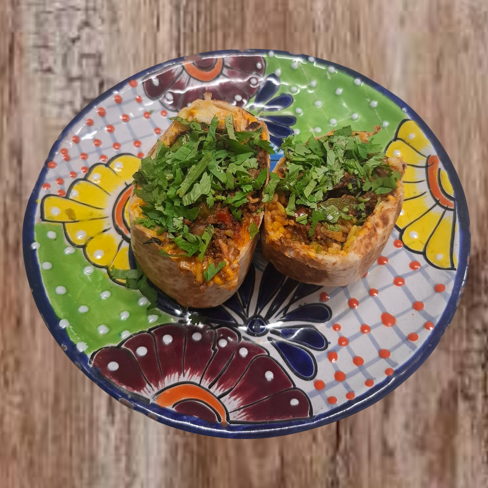 Burritos chili con carne