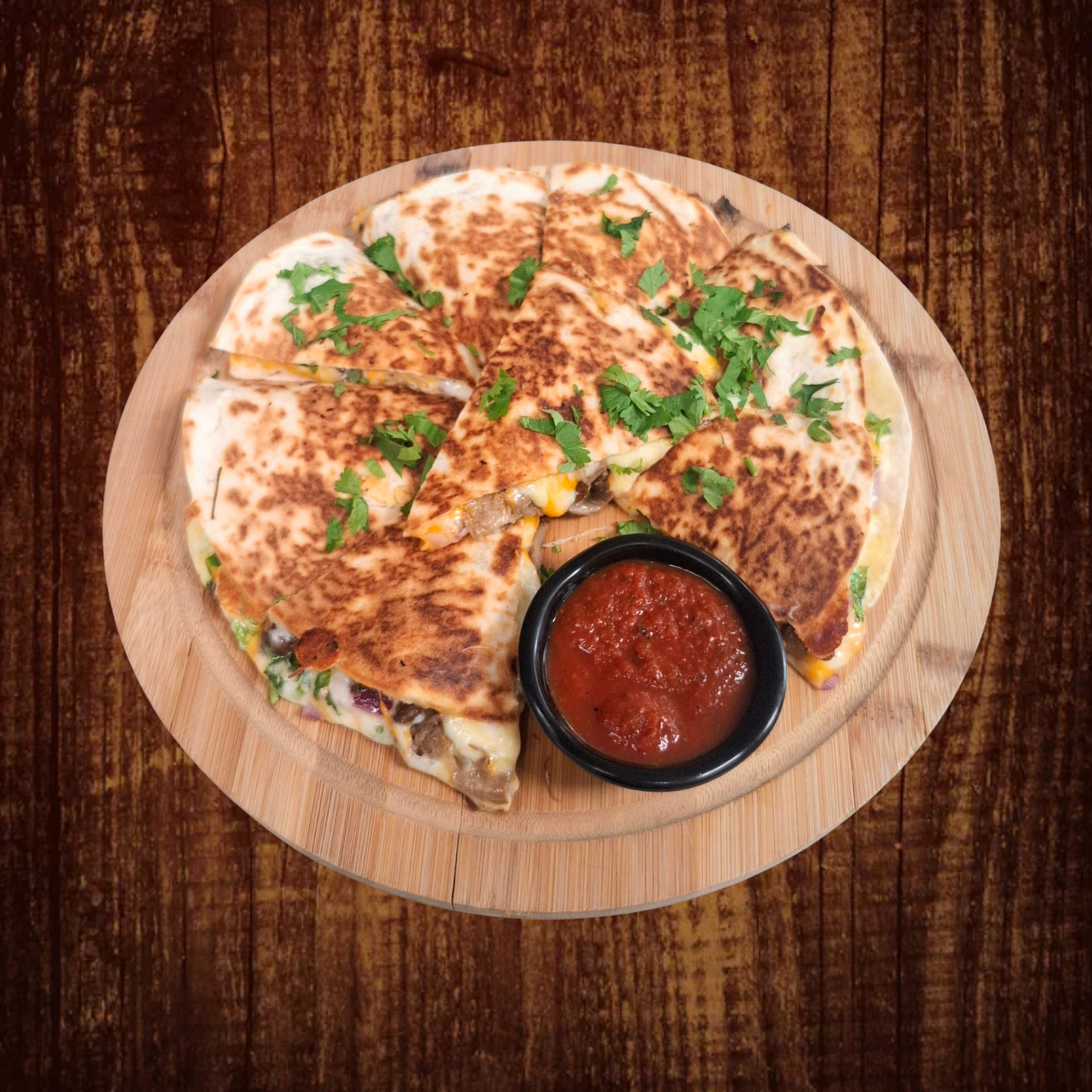 Quesadilla z boczniakiem