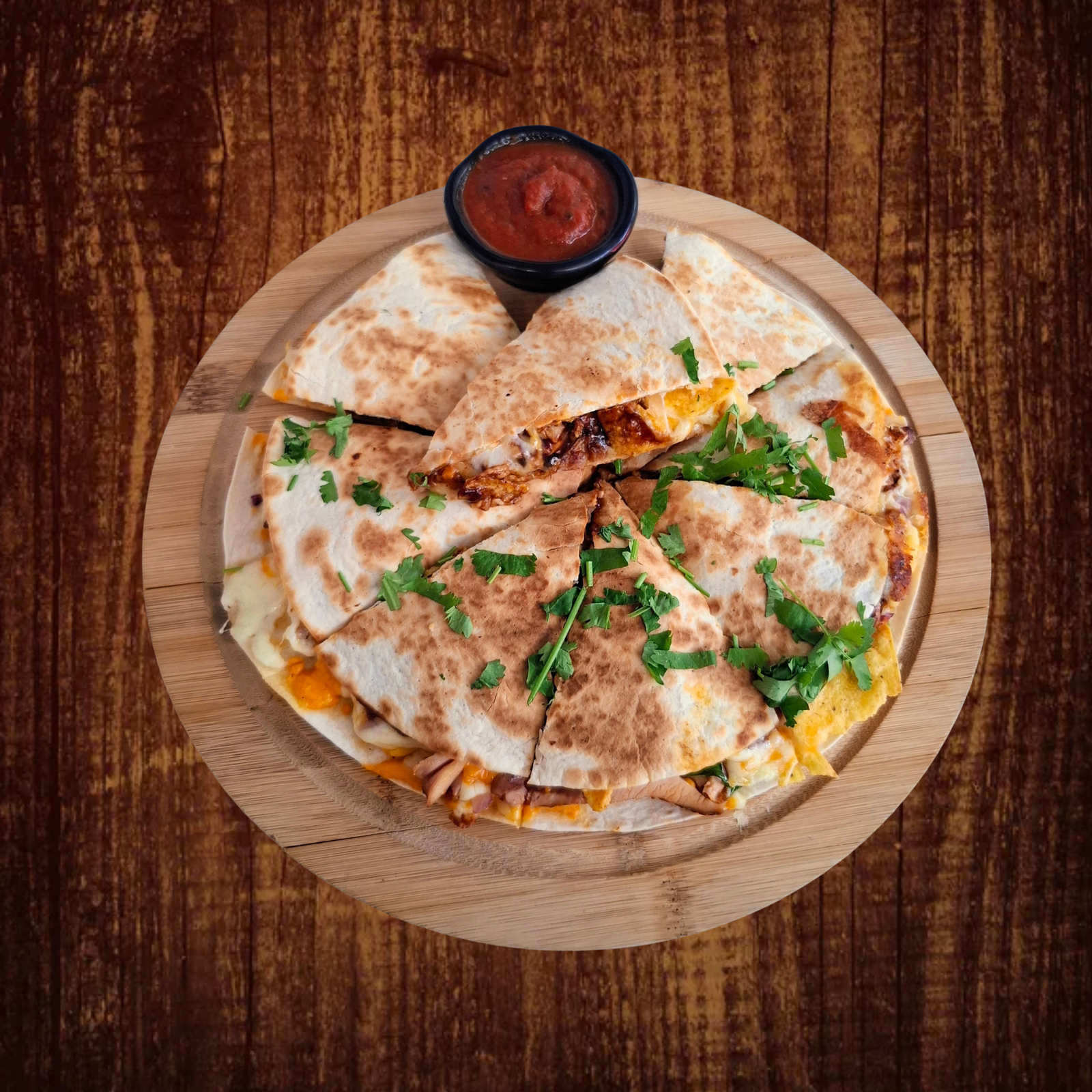 Quesadillas nachos BBQ